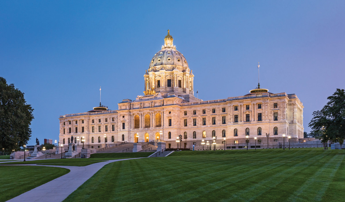 MN State Capitol at Dusk